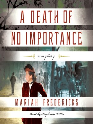 cover image of A Death of No Importance--A Novel